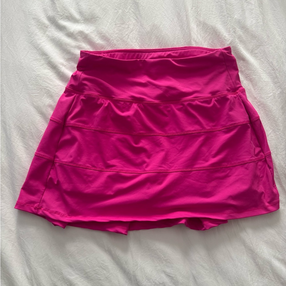 CRZ YOGA Women's Pink Athletic Tennis/Golf Skirt